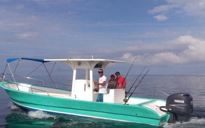 Tuna Fish boat in Papagayo