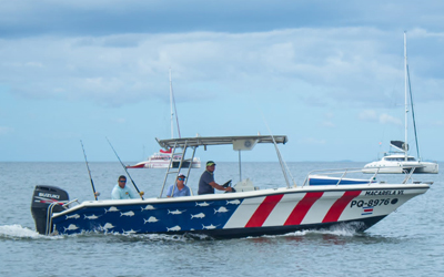 Tuna Fish boat in Papagayo