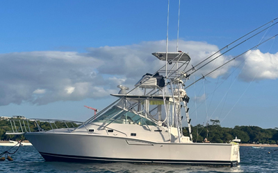 Chasin Fins boat Tamarindo